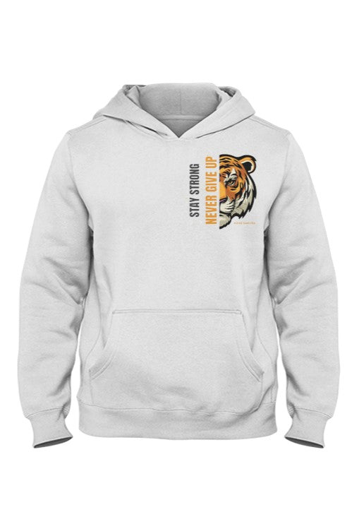 Áo Hoodie UNISEX, TIGER STAY STRONG, form rộng, chất liệu cao cấp thoải mái - HENA SAKURA