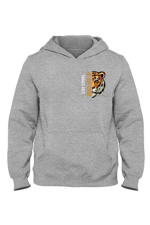 Áo Hoodie UNISEX, TIGER STAY STRONG, form rộng, chất liệu cao cấp thoải mái - HENA SAKURA
