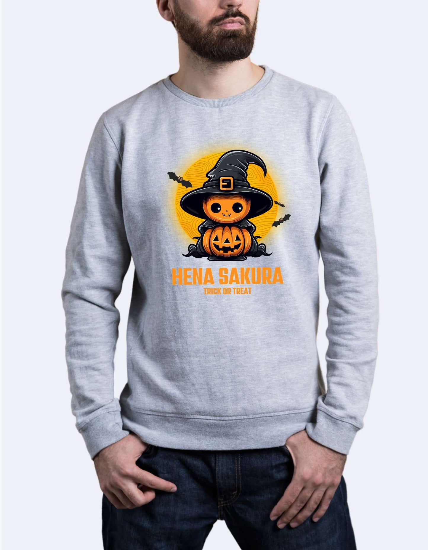 SK Sweatshirt Cute Pumpkin Witch