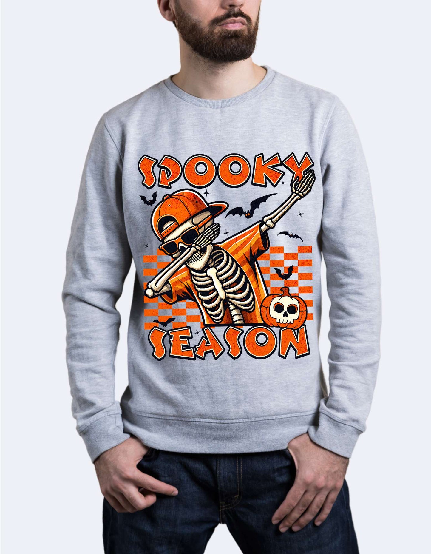 SK Sweatshirt HipHop Skeleton