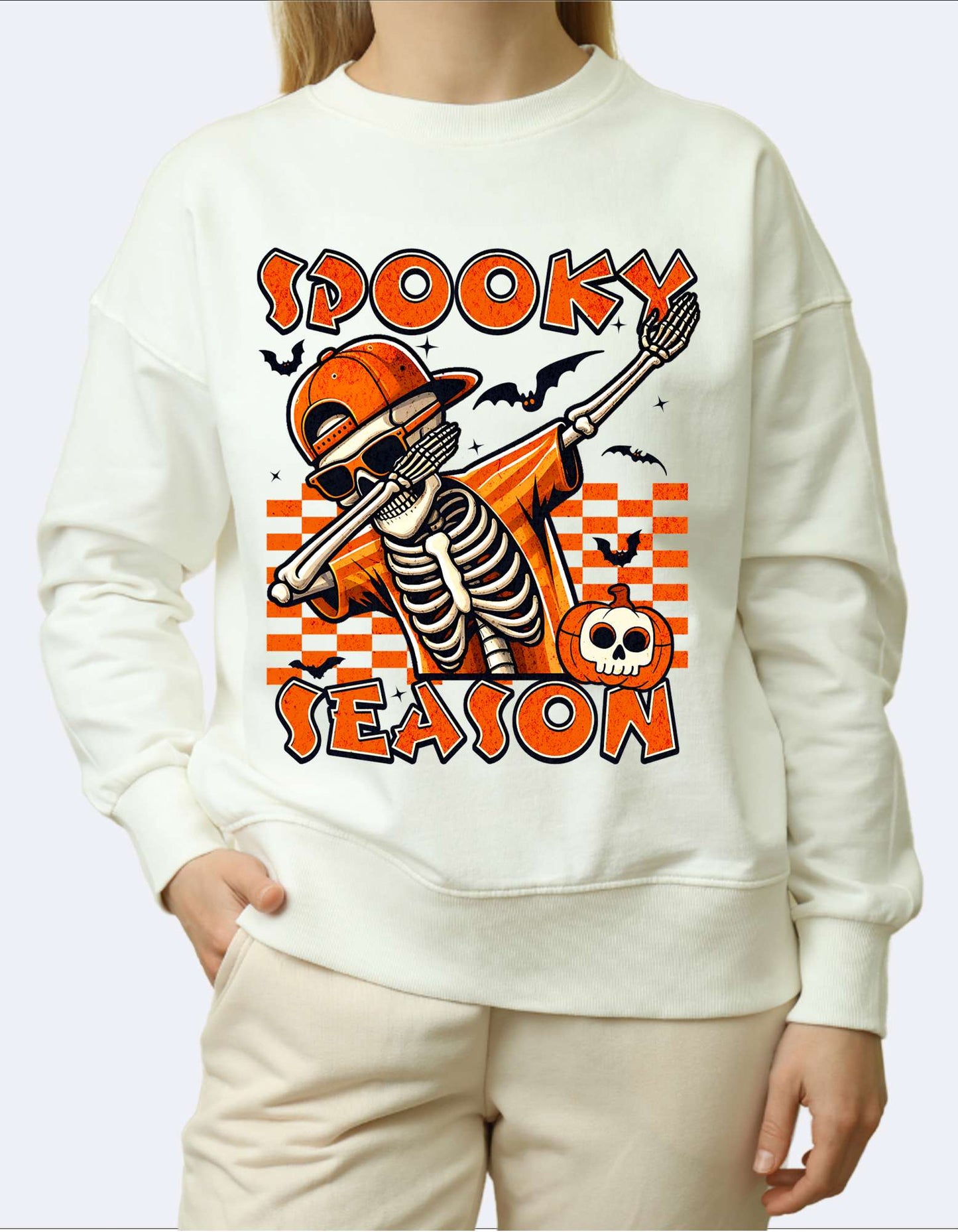 SK Sweatshirt HipHop Skeleton
