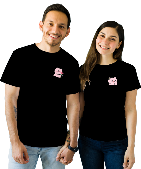 SK T-Shirt Couple Pig