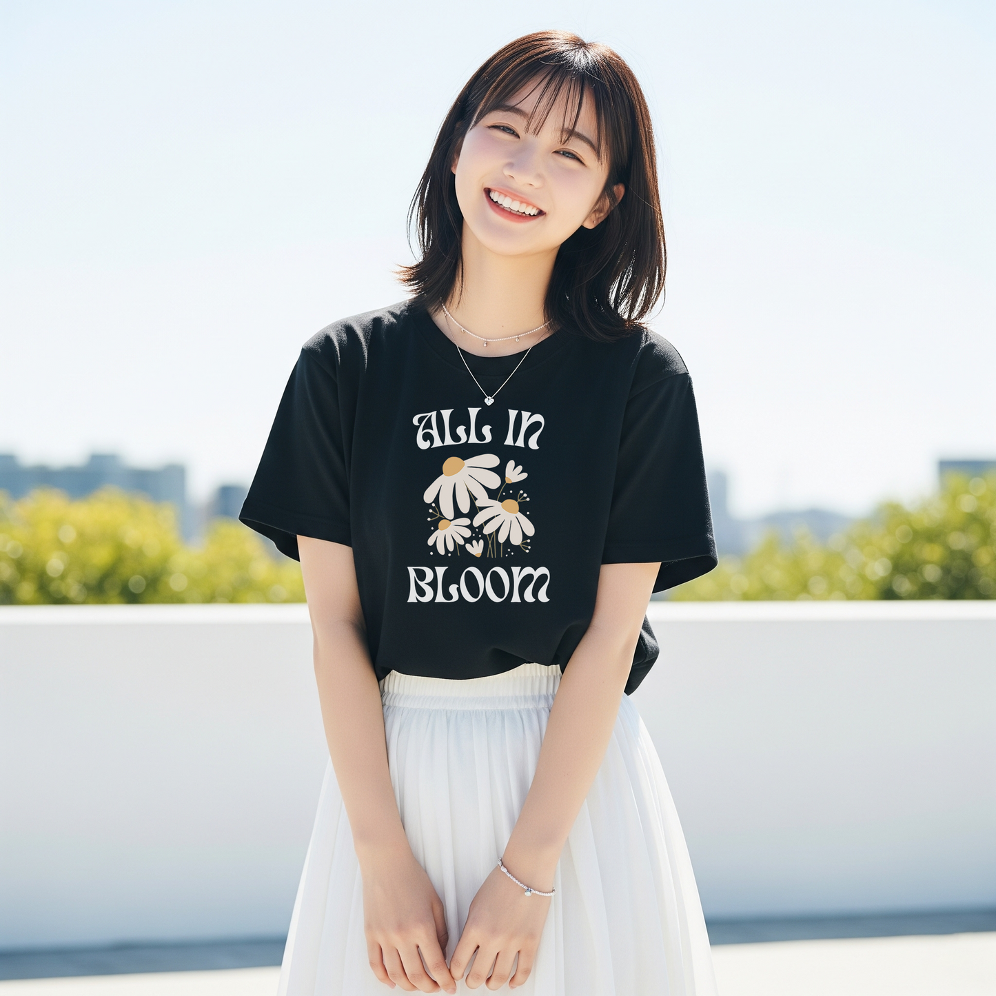 SK T-Shirt All In Bloom