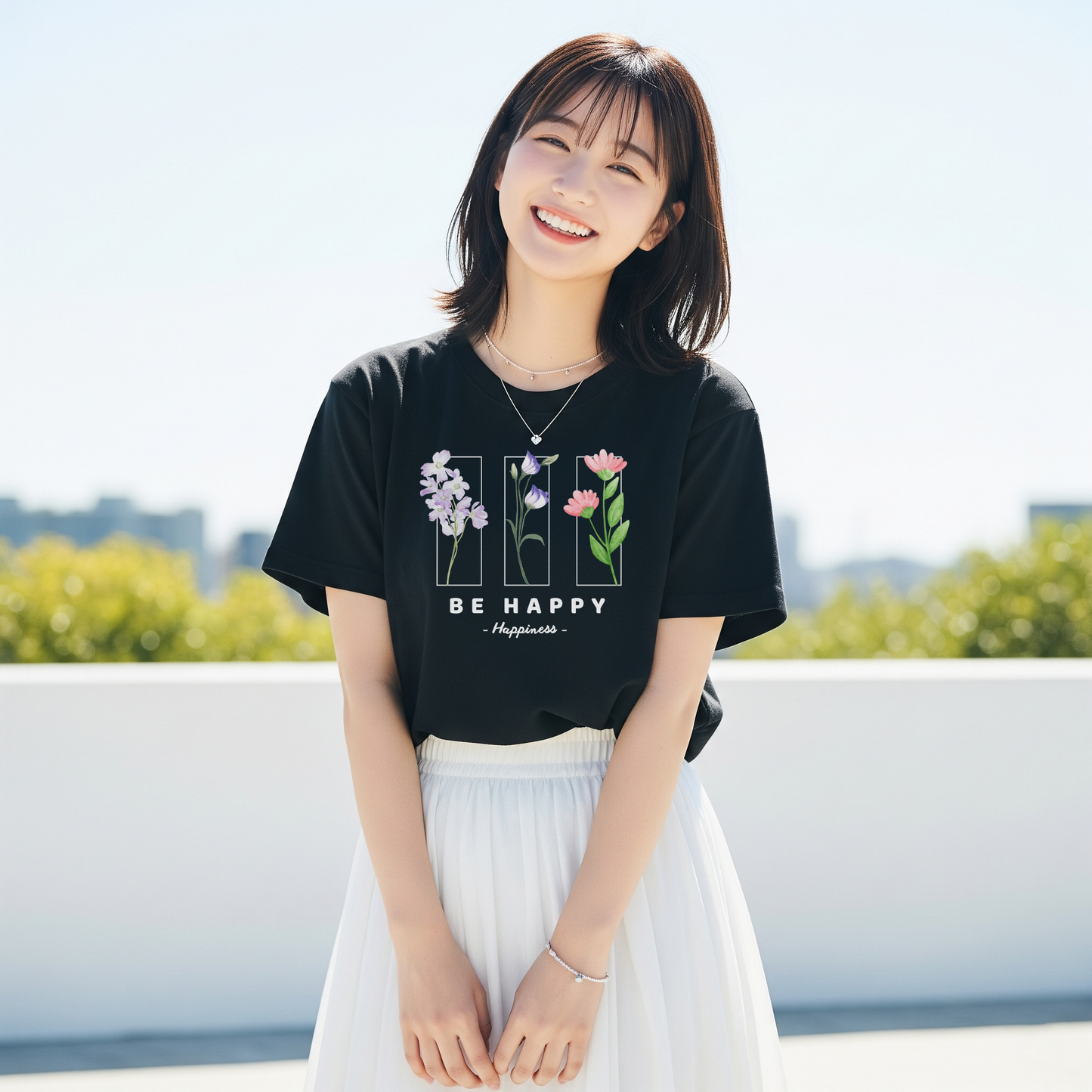 SK T-Shirt Be Happy