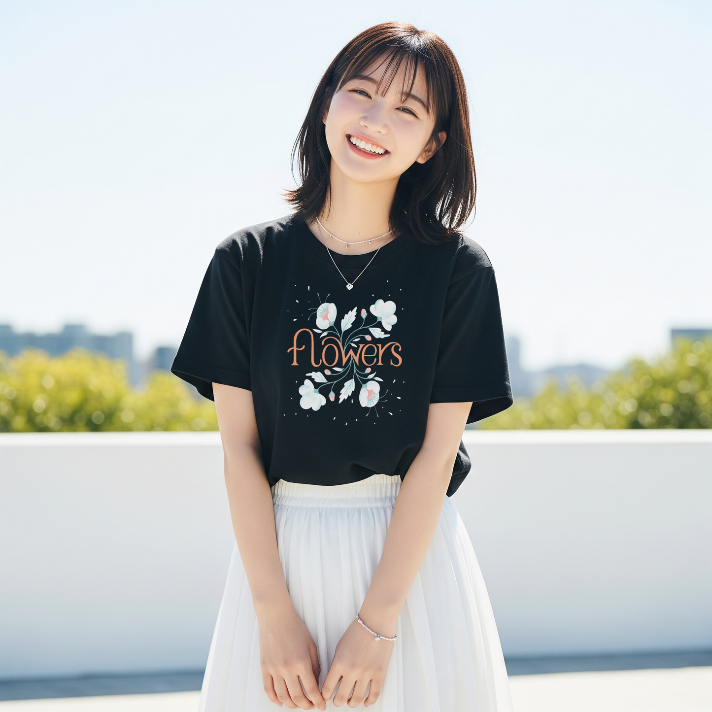 SK T-Shirt Flowers