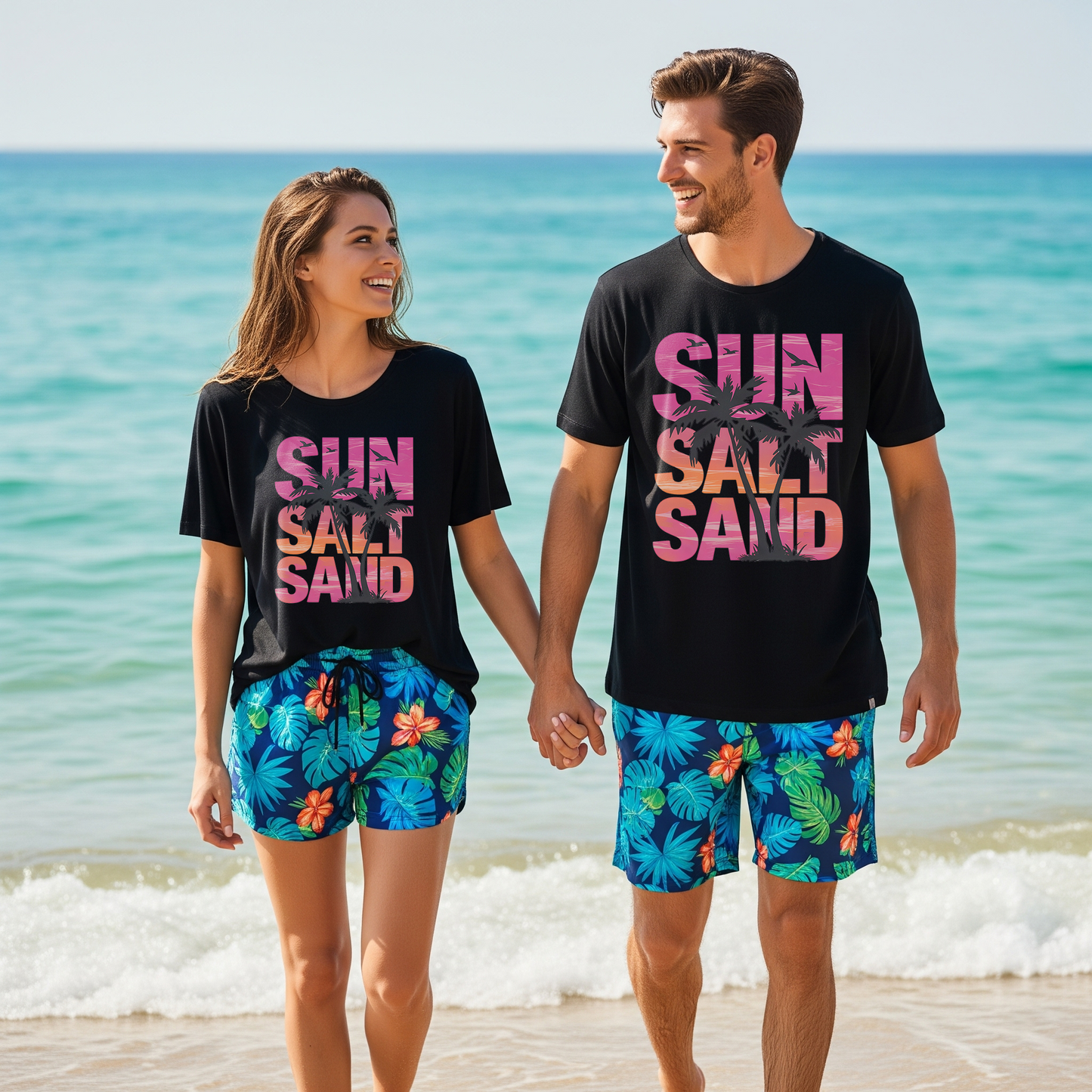 SK T-Shirt Summer Sun Salt Sand