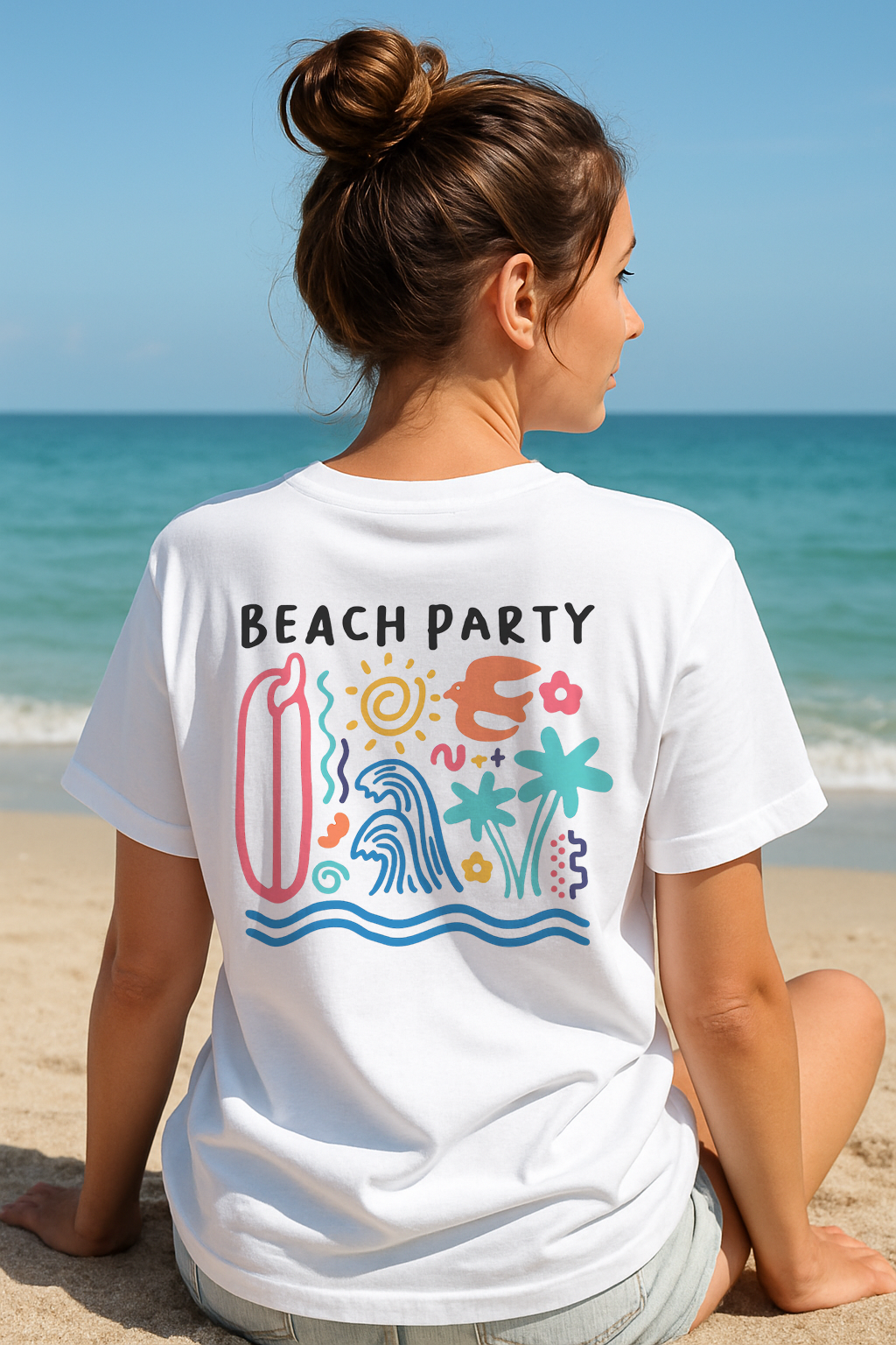 SK T-Shirt Summer Beach Party