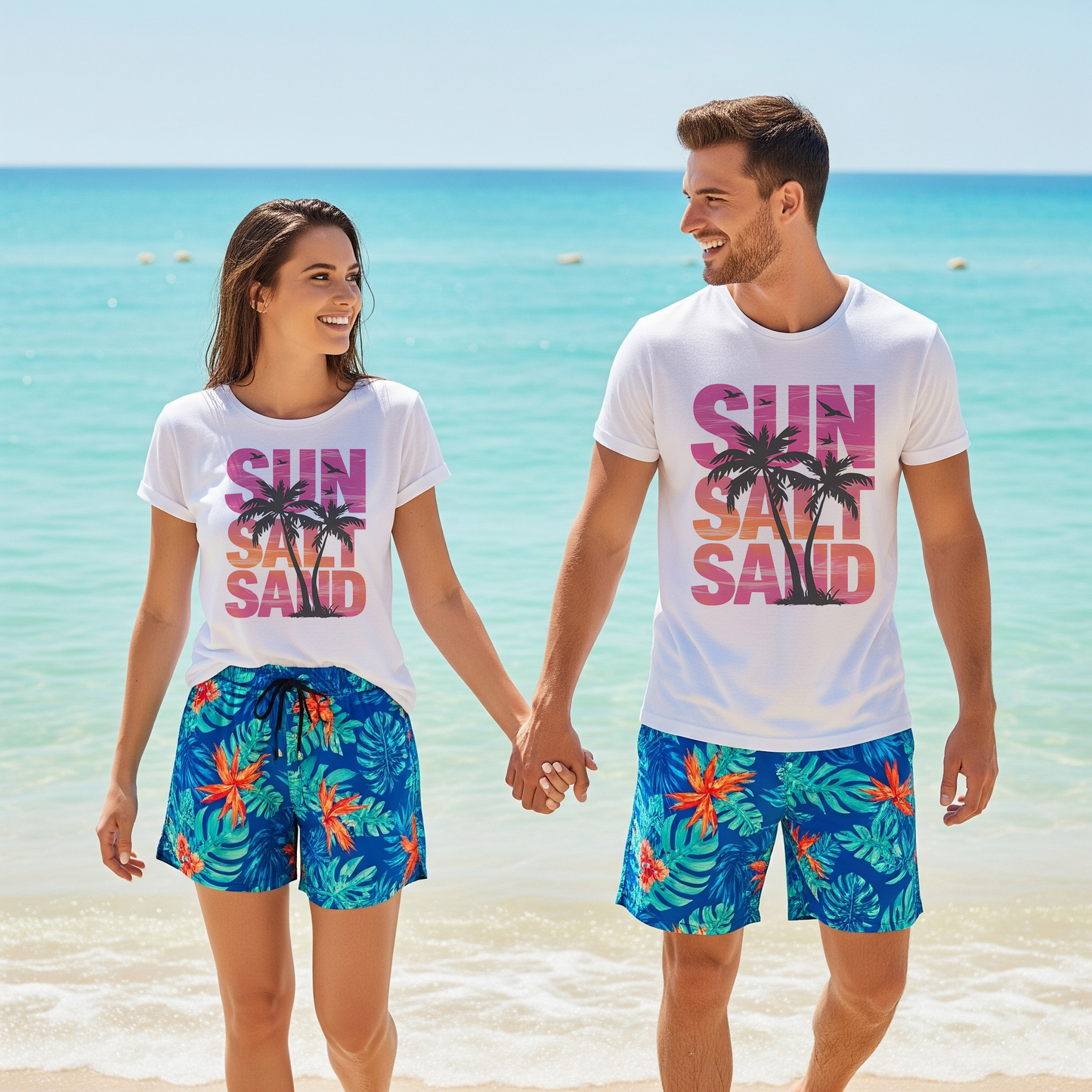 SK T-Shirt Summer Sun Salt Sand