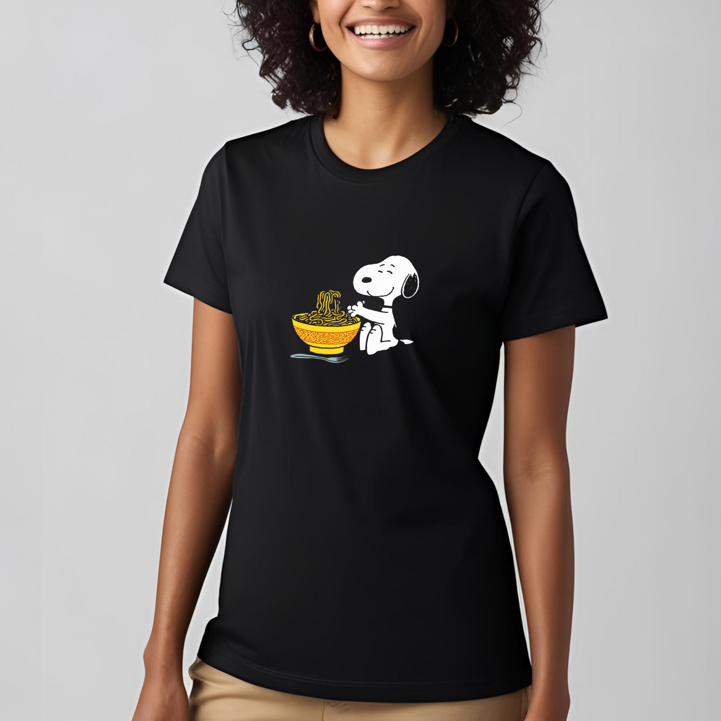 SK T-Shirt Snoopy Noodle Ramen