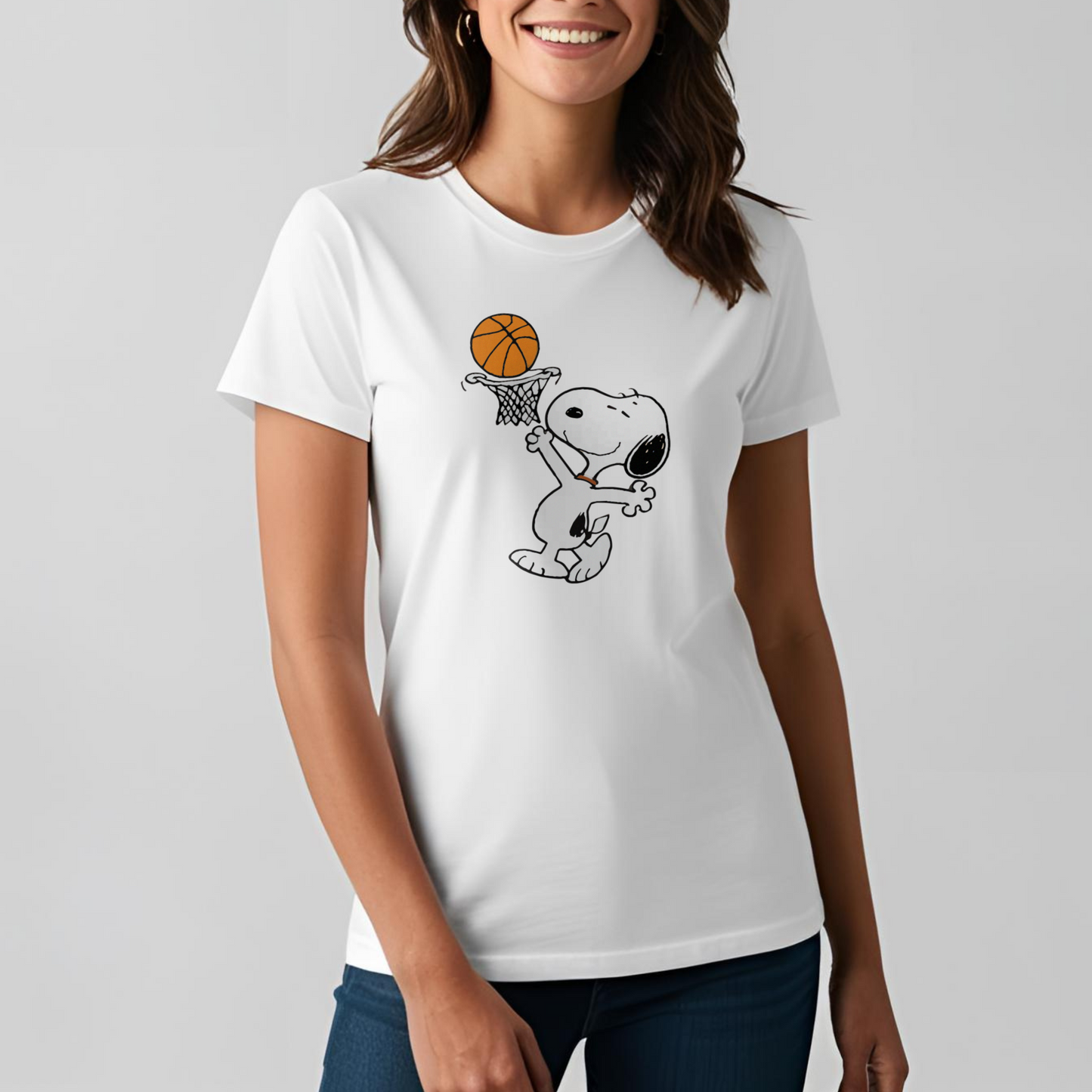 SK T-Shirt Snoopy Basketball