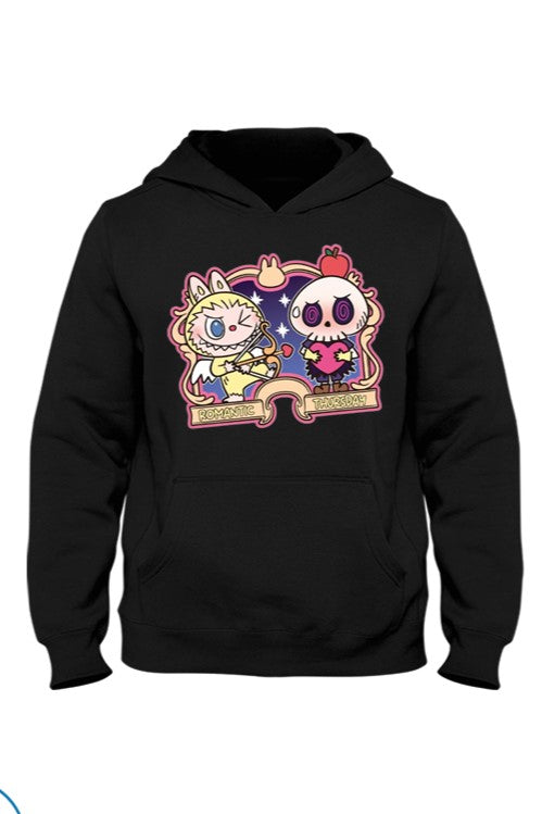 Áo Hoodie UNISEX hình LABUBU siêu cute, form rộng, chất liệu cao cấp thoải mái - HENA SAKURA