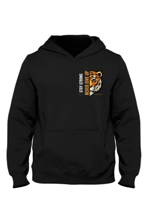 Áo Hoodie UNISEX, TIGER STAY STRONG, form rộng, chất liệu cao cấp thoải mái - 	HENA SAKURA