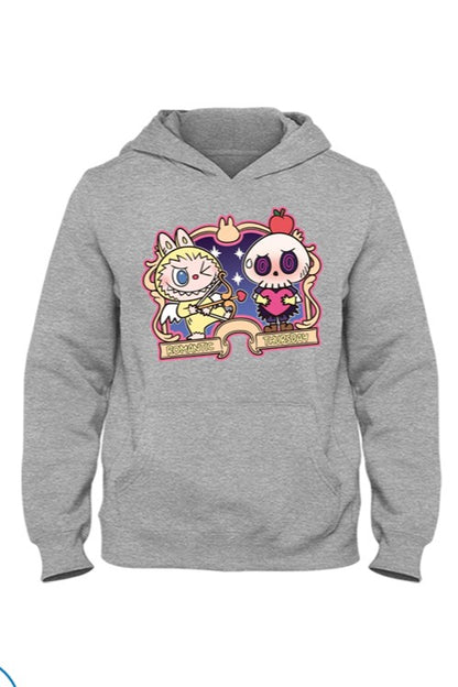 Áo Hoodie UNISEX hình LABUBU siêu cute, form rộng, chất liệu cao cấp thoải mái - HENA SAKURA