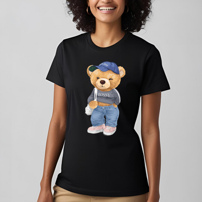 SK T-Shirt Bear Girl With Style