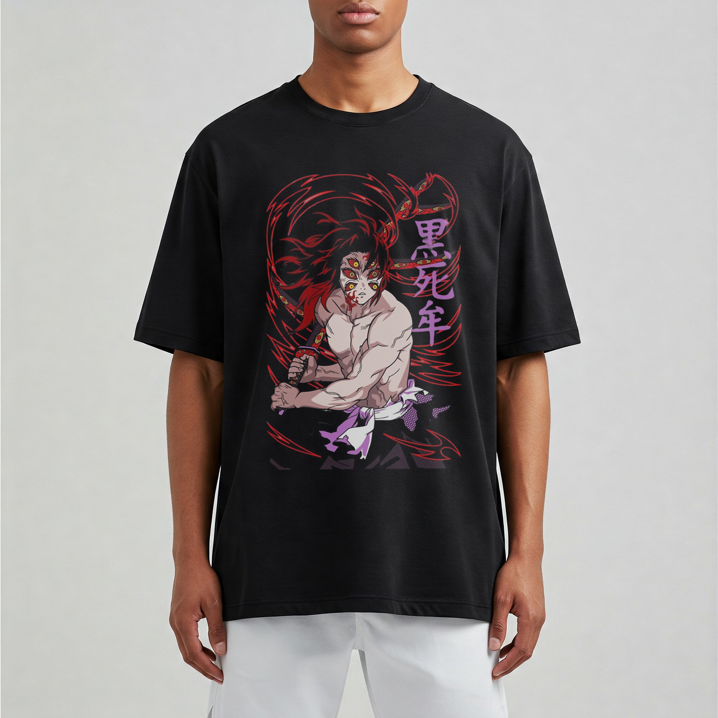 SK T-Shirt Demon Slayer Kokushibo