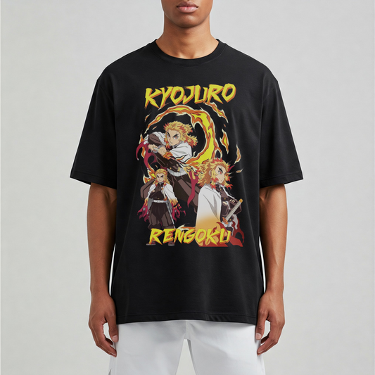 SK T-Shirt Demon Slayer Rengoku