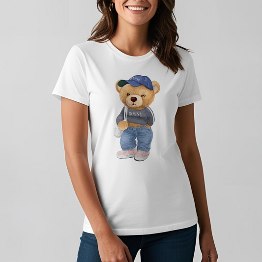 SK T-Shirt Bear Girl With Style