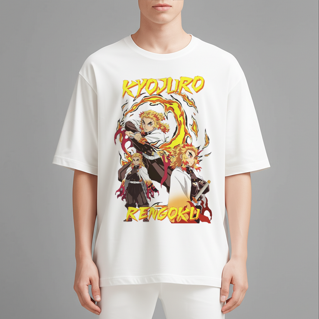 SK T-Shirt Demon Slayer Rengoku